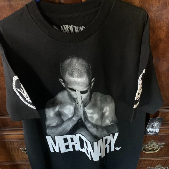 Men's Size Lg "Mafioso" Brand SS T-Shirt Black with Awesome Designs New w/ Tags - Picture 1 of 11